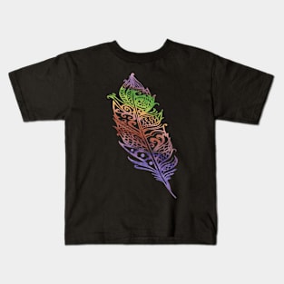 Color Feather Kids T-Shirt